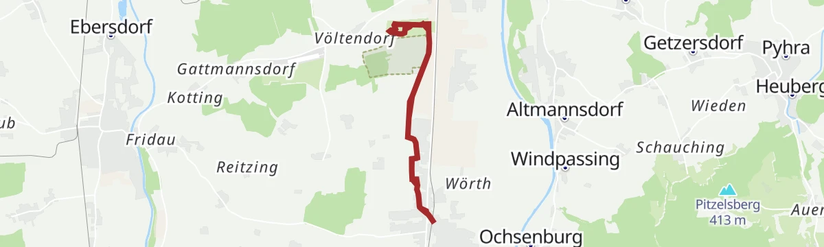 Route map: Laufrunde Brunnenfeld Süd